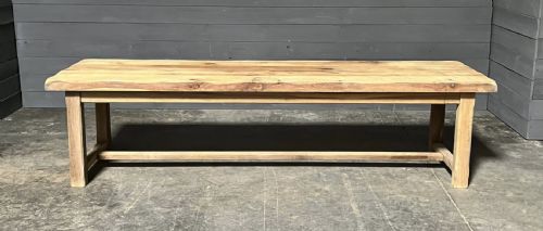 Huge 3 Meter French Bleached Oak Farmhouse Dining Table