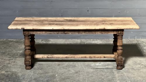 Quality French Oak Farmhouse Dining Table