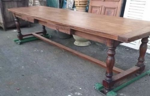 Huge French 3.3m Farmhouse Dining Table