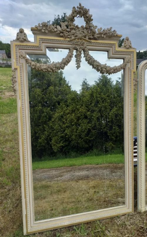 Superb Large French 19th C Wall Mirror