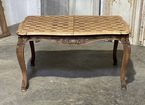 Stylish French Parquetry Top Dining Table