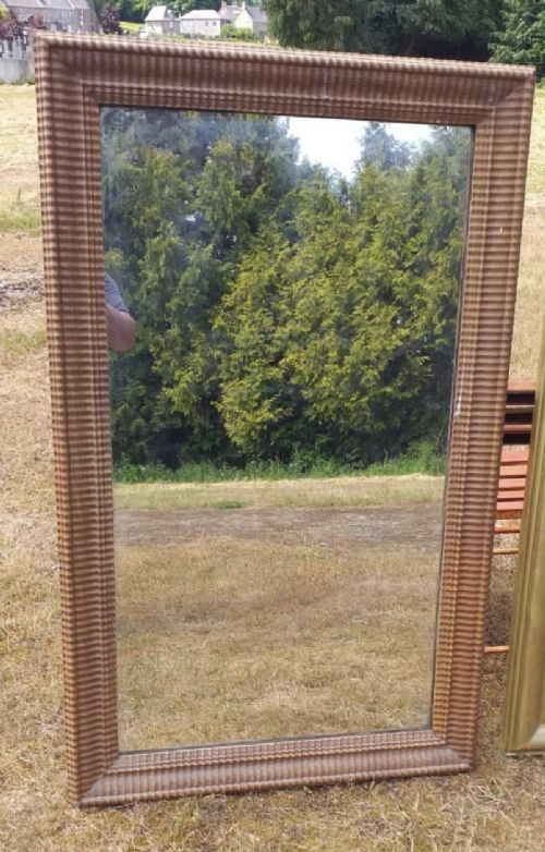 Lovely Large French Faux Bois Mirror