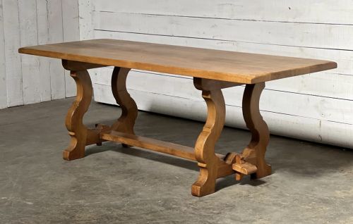 French Oak Farmhouse Refectory Dining Table