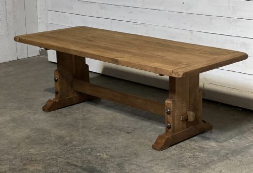 Bleached Oak French Farmhouse Dining Table