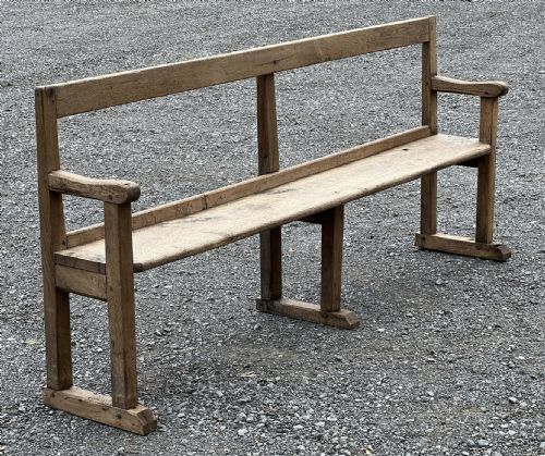 Lovely Old French Oak Dining Bench