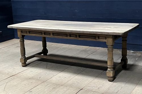 French Oak Farmhouse Refectory Dining Table
