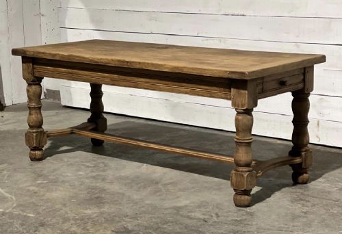 French Oak Farmhouse Kitchen Dining Table