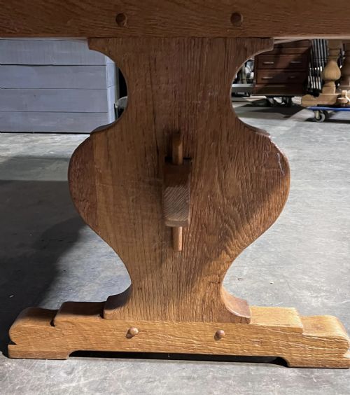 FRENCH OAK FARMHOUSE REFECTORY DINING TABLE - ADDITIONAL PHOTO 10