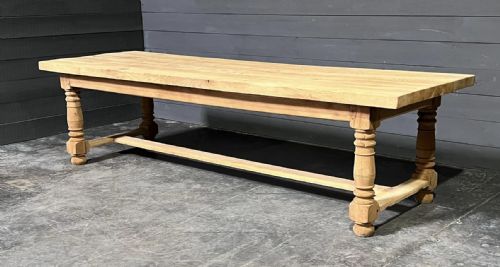 Huge French Oak Farmhouse Dining Table