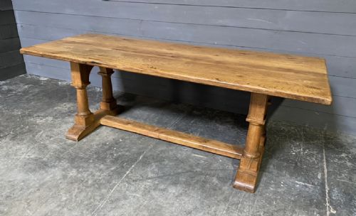 French Oak Farmhouse Dining Table