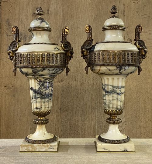 Magnificent Pair French 19th Century Cassolettes