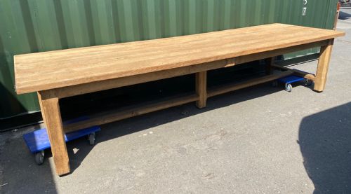 Huge French Oak Farmhouse Dining Table