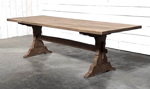 Large Oak Refectory Farmhouse Dining Table