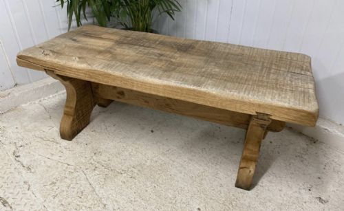 Large Size French Oak Coffee Table
