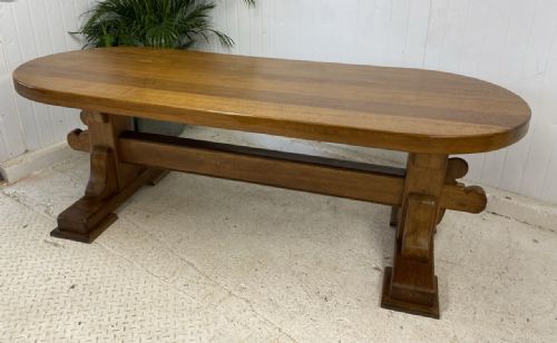 Large French Oak Farmhouse Dining Table