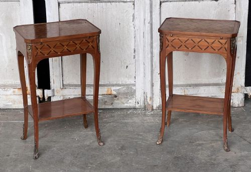 Pretty Pair French Bedside Tables