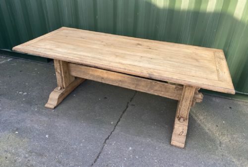 Great Looking French Oak Farmhouse Dining Table