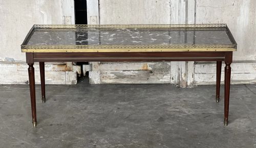 Louis Xvi Marble Top Coffee Table