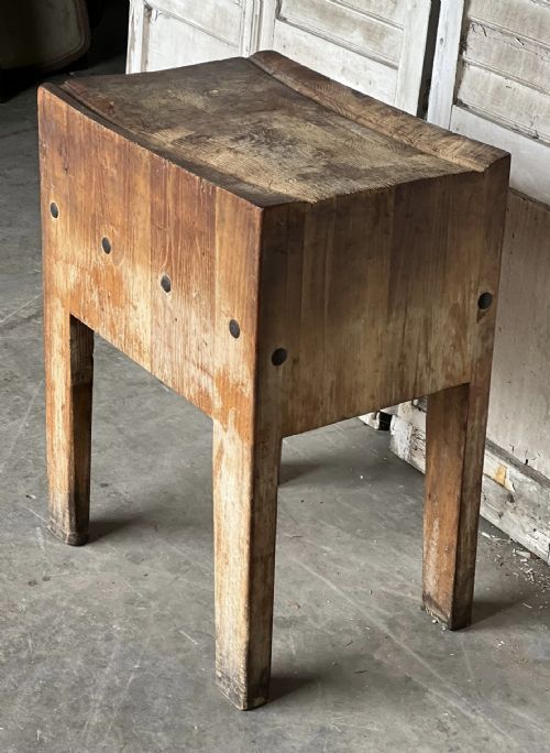 Charming French Butchers Block