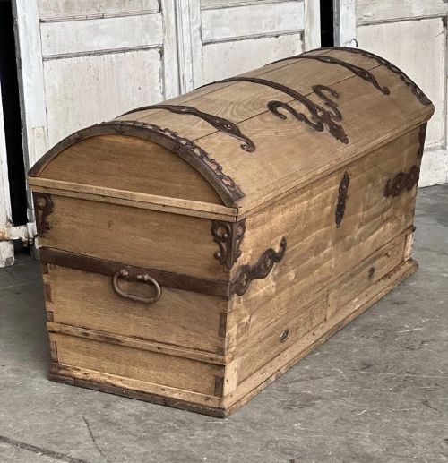 French 19th Century Dome Top Trunk