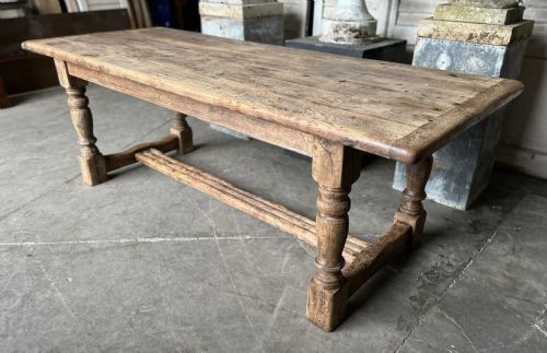 Large French Oak Farmhouse Dining Table
