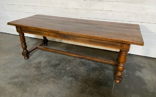 A Good French Oak Farmhouse Dining Table