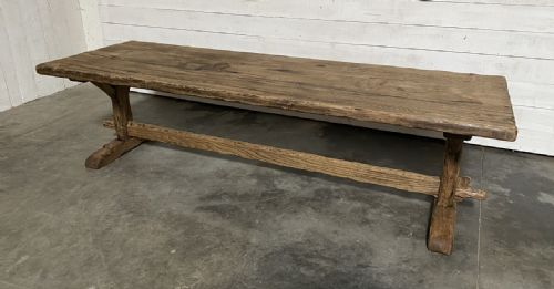 Stunning Large French Oak Farmhouse Dining Table