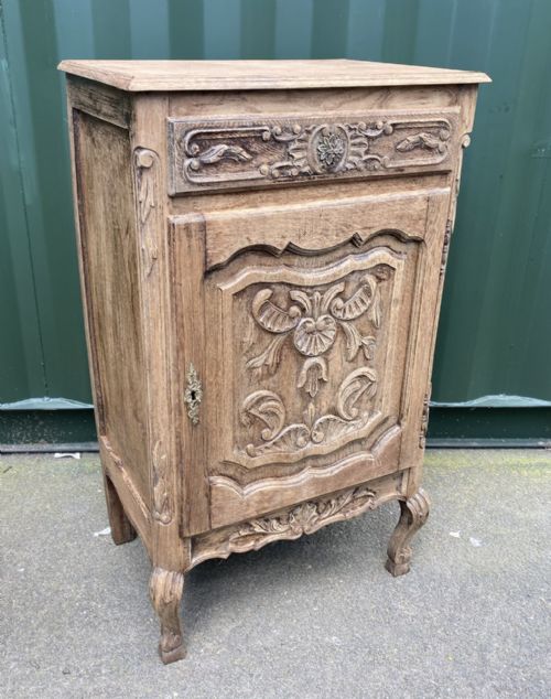 French Oak Side Cabinet