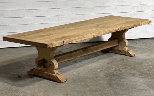 Incredible Enormous French Oak Farmhouse Dining Table