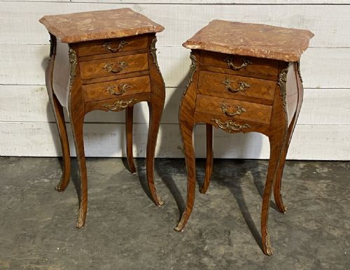 Very Pretty Pair French Bedside Tables