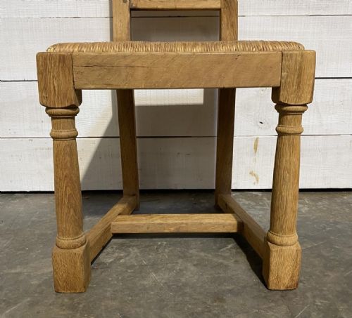 SET 6 FARMHOUSE OAK DINING CHAIRS - ADDITIONAL PHOTO 3