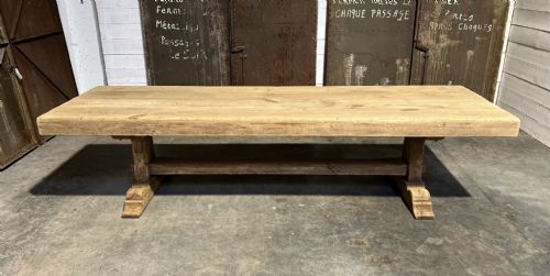 Magnificent Huge 3 Meter Oak Farmhouse Dining Table