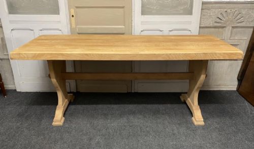 Lovely 2m French Oak Farmhouse Dining Table