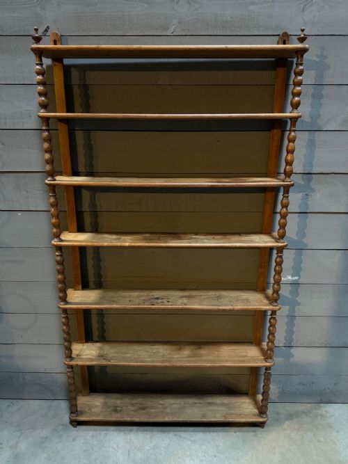 Tall French Open Shelves