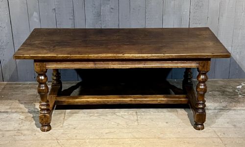 Oak Farmhouse Table with Beautiful Colour & Patina
