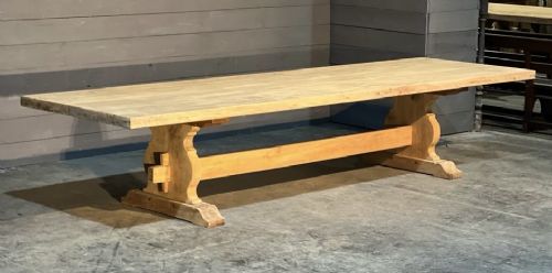 Huge 3.8m and Deep Farmhouse Dining Table