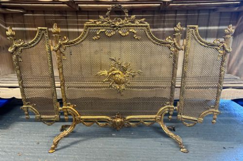 Rolls Royce French Brass Fire Screen