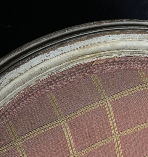 PAIR FRENCH UPHOLSTERED ARM CHAIRS - ADDITIONAL PHOTO 11