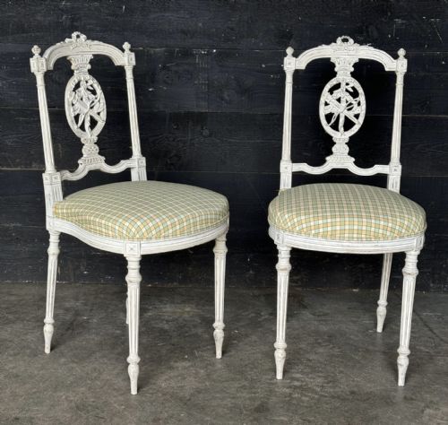 Very Pretty Pair French Arm Chairs