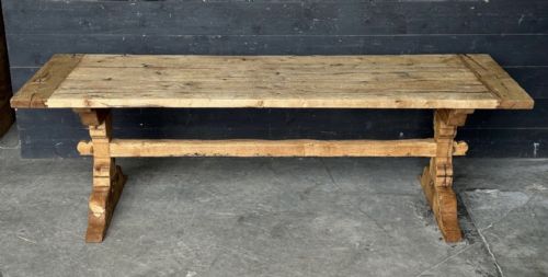 Superb French Oak Farmhouse Dining Table