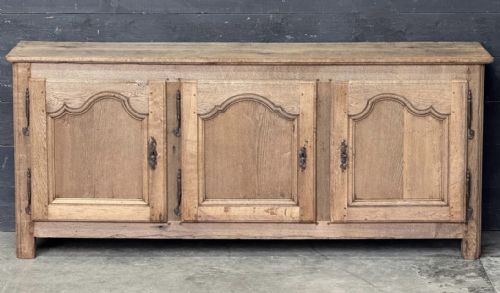 French 19th Century Bleached Oak Sideboard