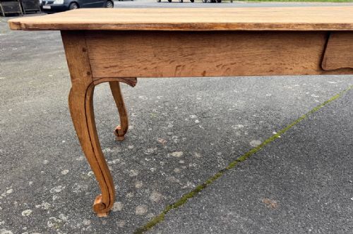 FRENCH NORMANDY OAK FARMHOUSE KITCHEN DINING TABLE - ADDITIONAL PHOTO 8