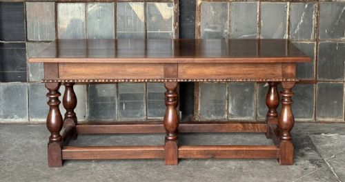 Important 19th Century Walnut Console Table