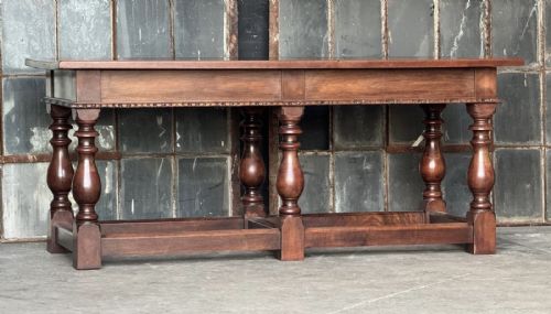 fig 1. Important 19th Century Walnut Console Table