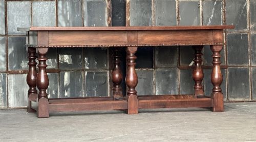 fig 5. Important 19th Century Walnut Console Table