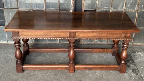 fig 6. Important 19th Century Walnut Console Table