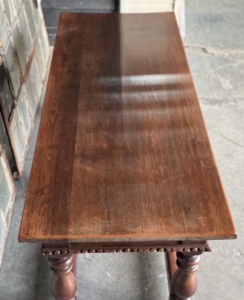 fig 8. Important 19th Century Walnut Console Table