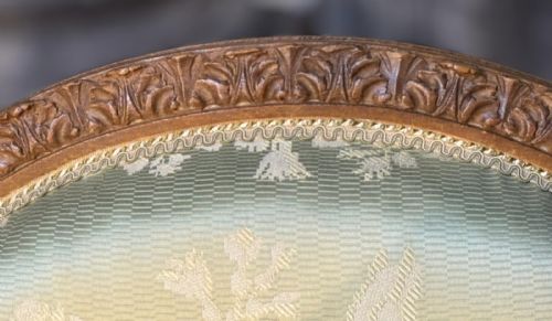 COMFORTABLE PAIR FRENCH BERGERE CHAIRS - ADDITIONAL PHOTO 8