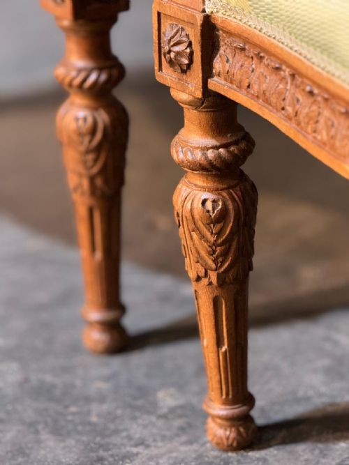COMFORTABLE PAIR FRENCH BERGERE CHAIRS - ADDITIONAL PHOTO 11