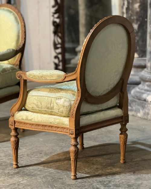 COMFORTABLE PAIR FRENCH BERGERE CHAIRS - ADDITIONAL PHOTO 16